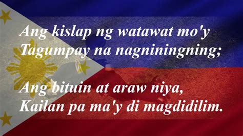 lupang hinirang in english words|National Anthem of the Philippines (English Recording) .
